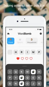 WordBomb - Word Puzzle Game screenshot 3