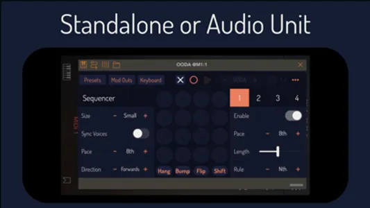 OODA — Portable MIDI Sequencer screenshot 1