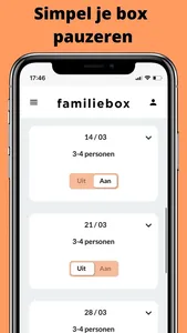 Familiebox: maaltijdbox screenshot 3