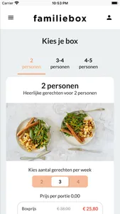 Familiebox: maaltijdbox screenshot 6