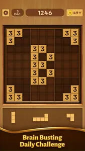 Wood Block Puzzle : Brain Game screenshot 1