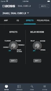 DUAL CUBE LX Editor screenshot 1