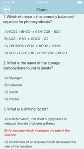 GCSE Biology Quiz screenshot 4