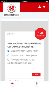 SCDAA Clinical Trial Finder screenshot 0