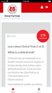 SCDAA Clinical Trial Finder screenshot 1