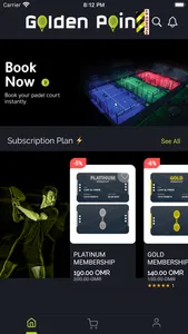 GoldenPoint Padel screenshot 1