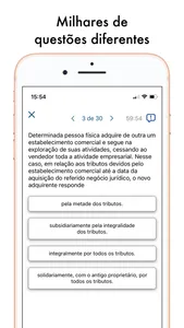 Simulados OAB - Prova e teste screenshot 1