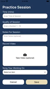 Music Practice Journal screenshot 3