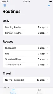 MyRoutines screenshot 0