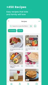 Kids Meals: Recipes & Guides screenshot 1