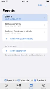 Event Timers screenshot 7