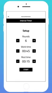 Interval Timer App. screenshot 0