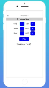 Interval Timer App. screenshot 3