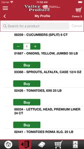 Valley Produce Mobile Ordering screenshot 1