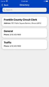 Franklin Circuit Clerk IL screenshot 1