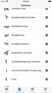 Dumbbell Home Workout Plan screenshot 2