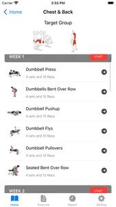 Dumbbell Home Workout Plan screenshot 3