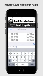 MultiLapWatch screenshot 2