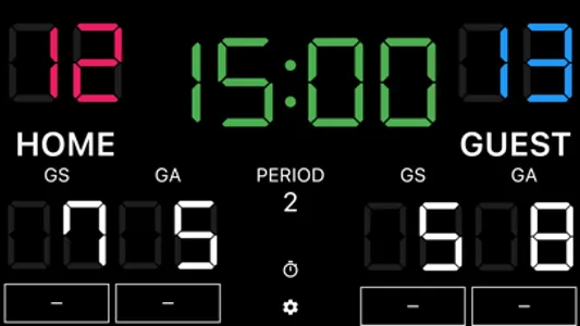 Netball Scoreboard screenshot 1