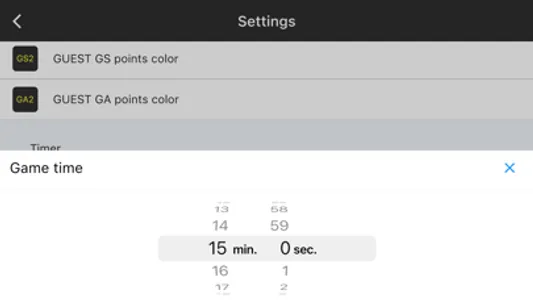 Netball Scoreboard screenshot 2