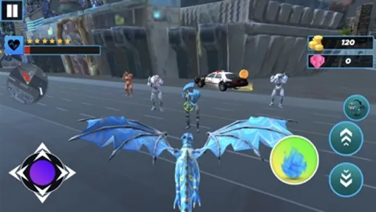 Flying Robot Transformation screenshot 1