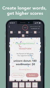 WordCup - Race to create words screenshot 1