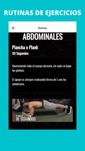 Rutinas de Entrenamiento screenshot 0