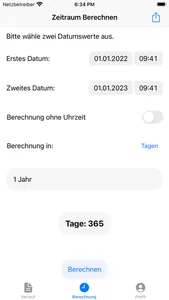 Time Period Calculator screenshot 2