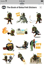 The Book of Boba Fett Stickers screenshot 1