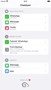 Chatalyzer: Analyze Chats screenshot 0