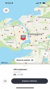 Tampereen kaupunkipyörät screenshot 4