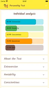 Personality Test. screenshot 4