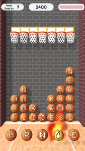 Word Hoops! screenshot 1