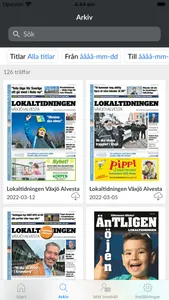 Lokaltidningens e-tidning screenshot 1