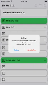 KTS Vertretungsplan screenshot 1