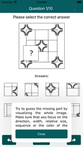 IQ Test: Raven's Matrices screenshot 1