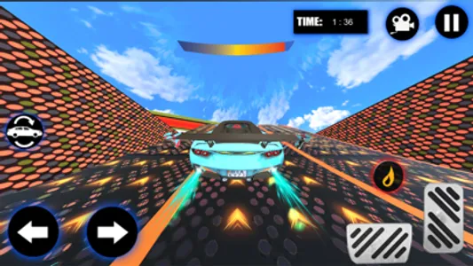 Flying Car Stunts - Car Games screenshot 4