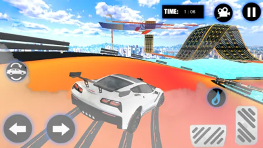 Flying Car Stunts - Car Games screenshot 5