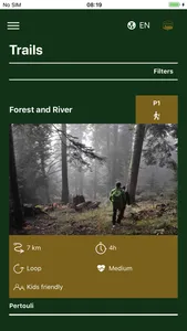 Pertouli Trails screenshot 1