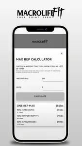 MacroLife Fit App screenshot 4