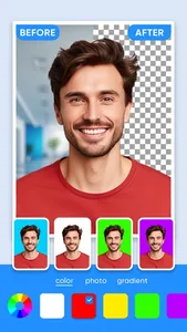 Passport photo maker - AI app screenshot 0
