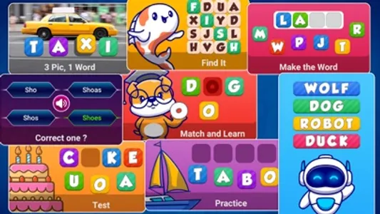 Kids Spelling game Learn words screenshot 0