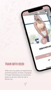 Show Up Fitness App by Heidi screenshot 1