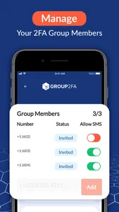 Group2FA: 2FA Passcode Sharing screenshot 3