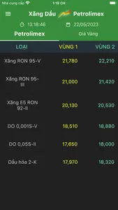 Vàng SJC | Xăng Dầu screenshot 0