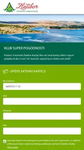 Zlatibor loyalty app screenshot 1