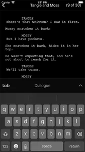 Final Draft Go screenshot 2