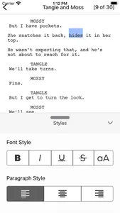 Final Draft Go screenshot 3