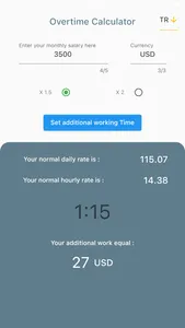 Overtime Calculator plus screenshot 3