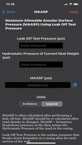 Petroleum Field Calculator screenshot 4